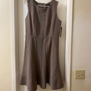 Taupe Sharangano Dress, Sz 12